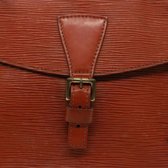 LOUIS VUITTON Epi Jeune FilleMM Shoulder Bag Brown - Picture 12 of 16